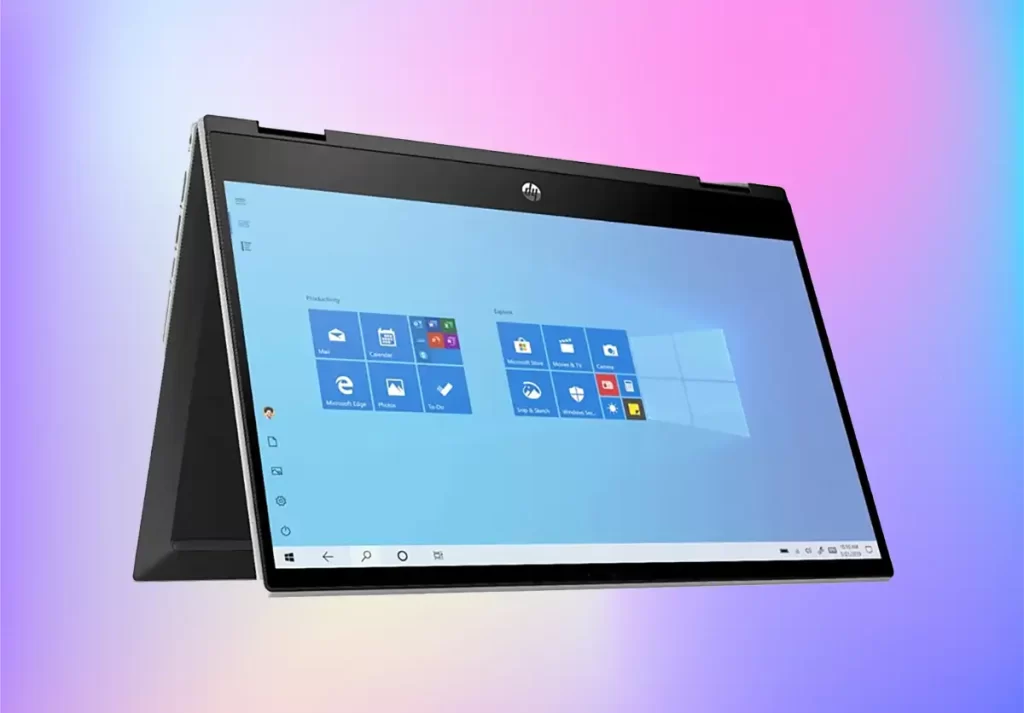 Notebook HP avanzada mostrando su diseño elegante y características de alta tecnología