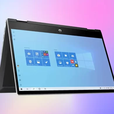 Notebook HP avanzada mostrando su diseño elegante y características de alta tecnología