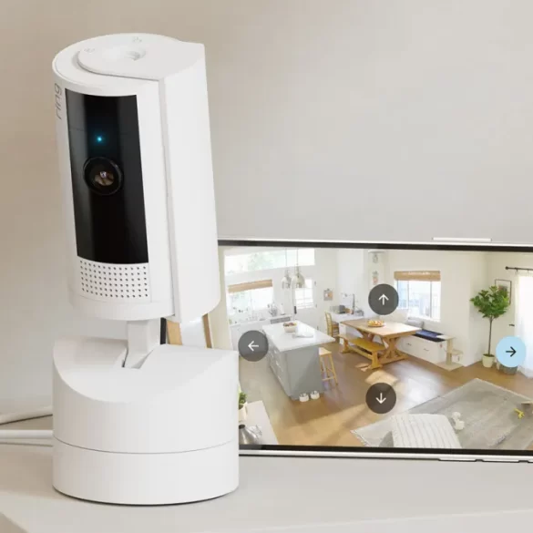 Cámara de seguridad interior Pan-Tilt Indoor Cam de Ring en colores variados