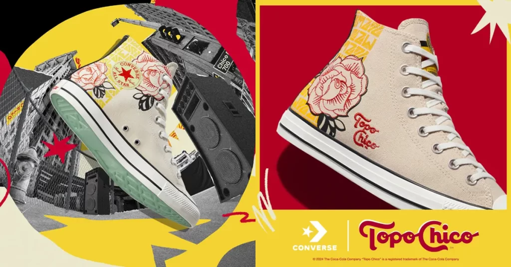 Colección especial de Converse y Topo Chico diseñada por Victor “MARKA27” Quiñonez