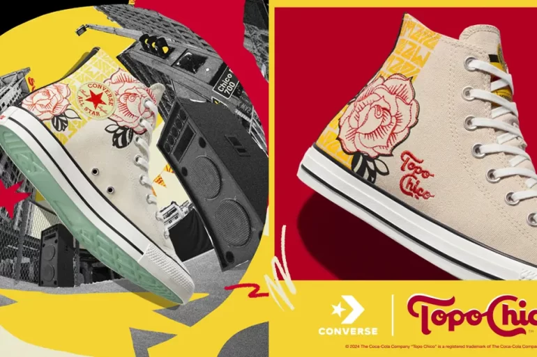 Colección especial de Converse y Topo Chico diseñada por Victor “MARKA27” Quiñonez