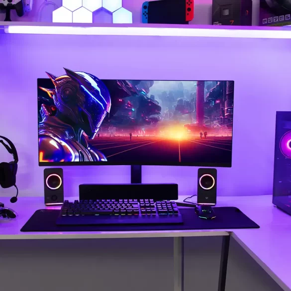 Nuevo monitor curvo Extreme Earth MGX34C de Balam Rush, ideal para gamers exigentes