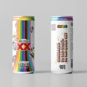 latas conmemorativas Dos Equis LGBTTTIQ+