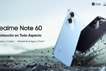 realme Note 60 con protección ArmorShell y diseño resistente para usuarios exigentes en México