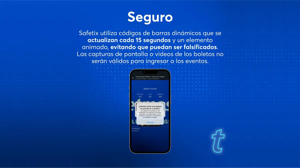 Boleto digital SafeTix de Ticketmaster: Seguridad y sostenibilidad en festivales