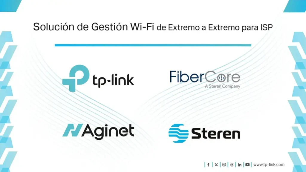 Logo de Steren y TP-Link representando su alianza comercial en conectividad.