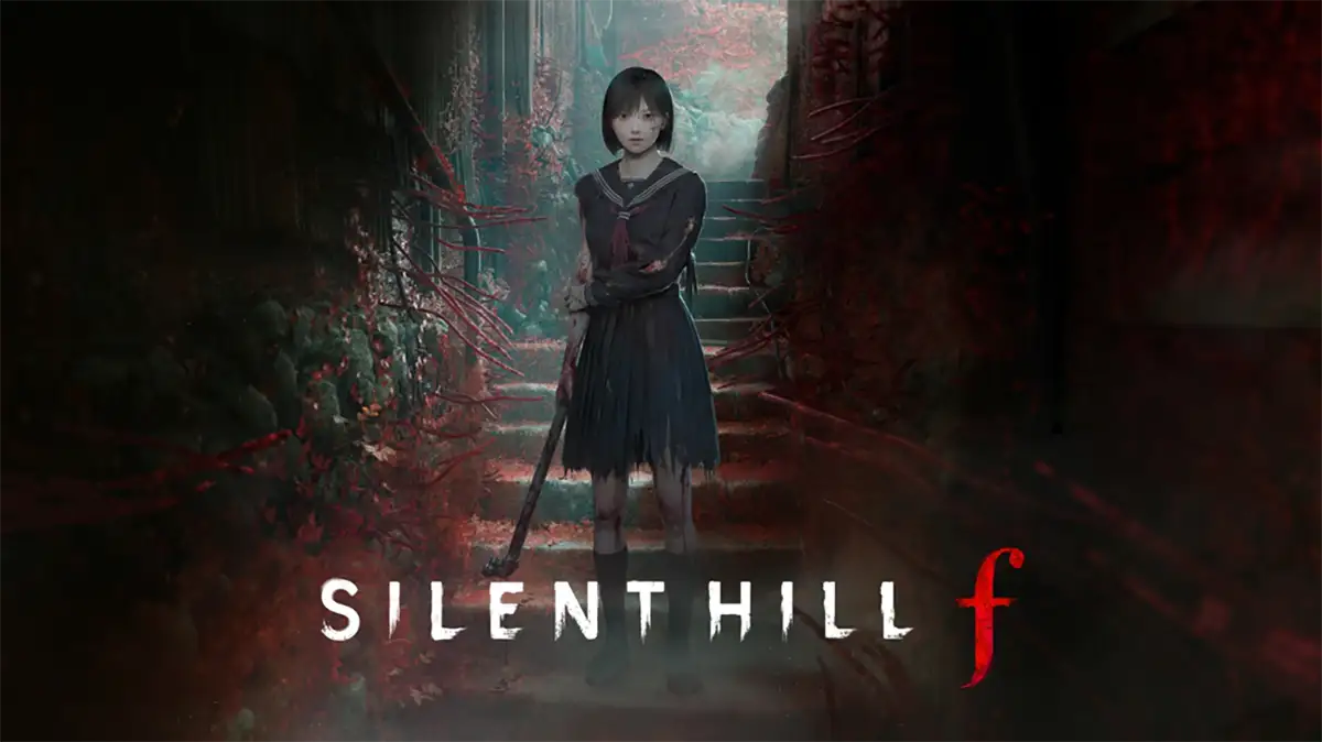 Imagen promocional de Silent Hill f con una atmósfera oscura y elementos de horror japonés.