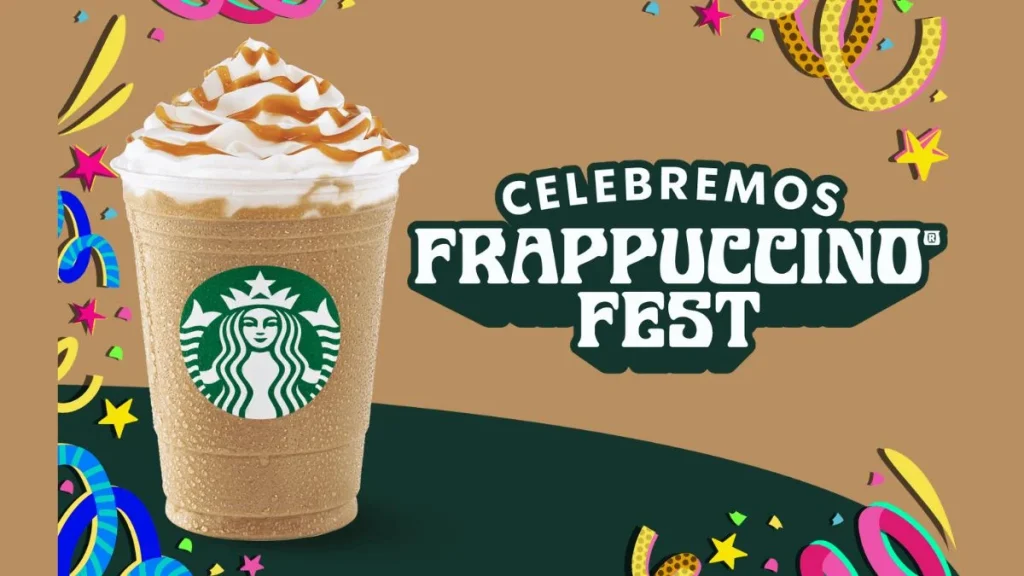 Vaso con un Frappuccino de Starbucks México durante el Frappuccino Fest 2025