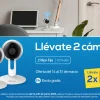 Cámara Wi-Fi Steren instalada en un hogar, brindando monitoreo en tiempo real.