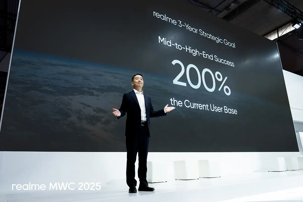 realme sorprende en el MWC 2025 con su ambicioso plan y el innovador realme 14 Pro