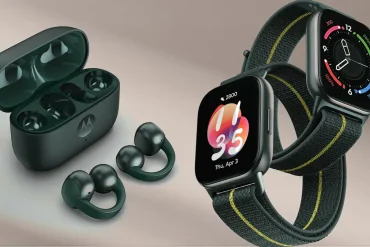 Nuevos moto buds loop y moto watch fit de Motorola con diseño elegante y tecnología avanzada