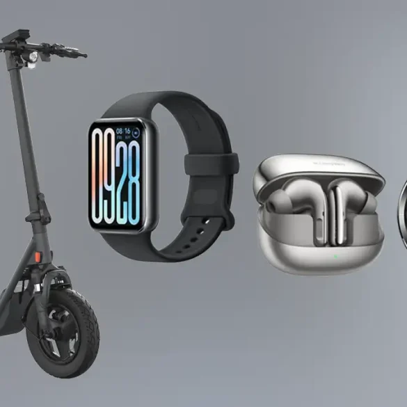 Ecosistema AIoT de Xiaomi con audífonos, smartwatch, banda inteligente y scooter