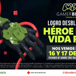 Gamer dona sangre en la campaña Gamer Blood de Xbox México en la Cruz Roja.