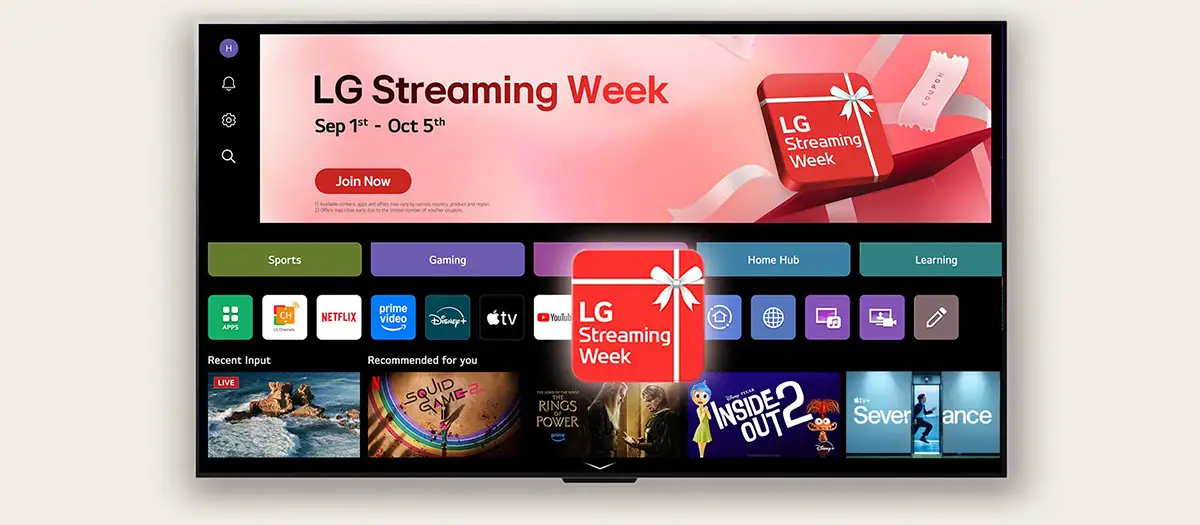 LG Streaming Week 2025 llega a México y EE.UU. con promociones únicas