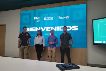 Presentación de tecnología LG en el Centro de Alto Rendimiento de la Selección Mexicana