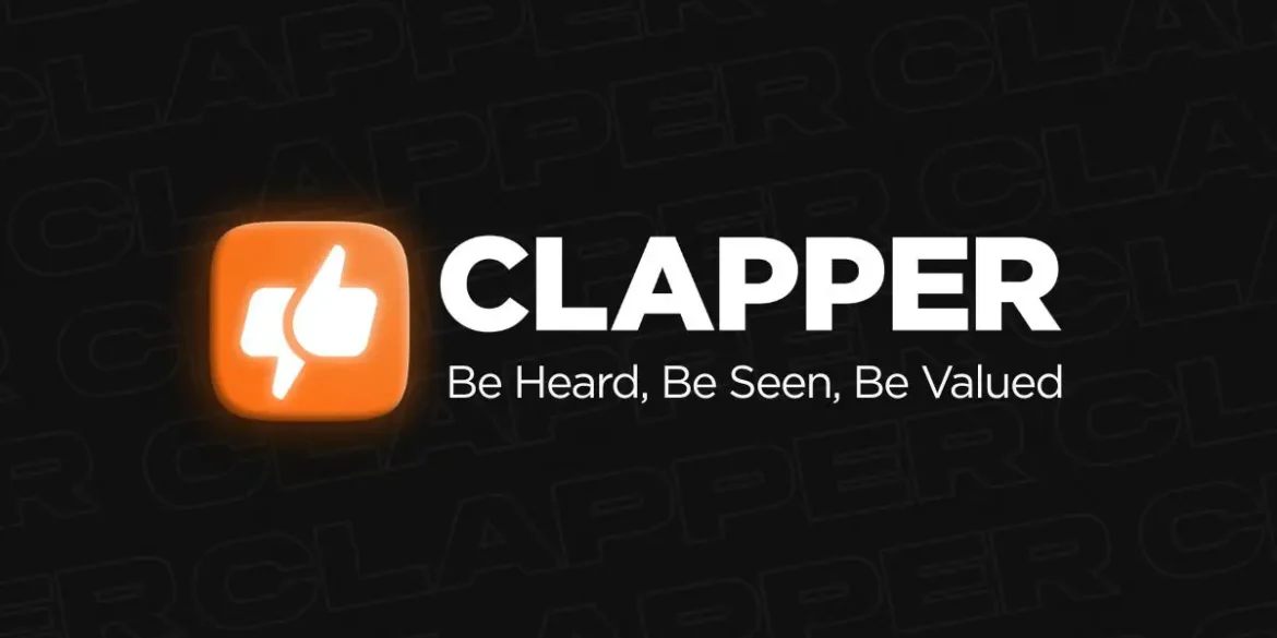 Logo de Clapper sobre fondo oscuro destacando su propuesta de autenticidad y comunidad digital en México