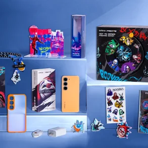 Infinix HOT 70 Pro 5G Free Fire Edition con caja sorpresa, accesorios exclusivos y artículos coleccionables gamer.