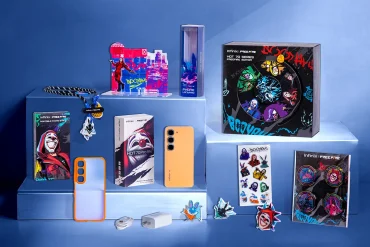 Infinix HOT 70 Pro 5G Free Fire Edition con caja sorpresa, accesorios exclusivos y artículos coleccionables gamer.