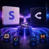 Stripe y OpenRouter conectados a una red de modelos y servicios de inteligencia artificial.
