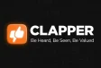 Logo de Clapper sobre fondo oscuro destacando su propuesta de autenticidad y comunidad digital en México