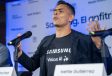 Evento de Samsung México presentando las nuevas pantallas Vision AI 2026 ante medios e influencers tech.